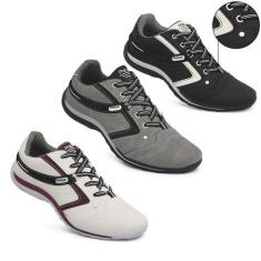 Imagem de Tênis Sapatenis Masculino Philos West Sapato Casual -Combo 3, Preto, C