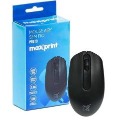 Imagem de Mouse airy sem fio 2.4g 1600dpi preto - Maxprint