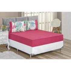 Imagem de Jogo De Cama Naturale Solteiro 02 Peças 200 Fios Matelado Estampado Fl