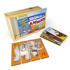 Imagem de Quebra Cabeça Silábico De Animais - JOTTPLAY