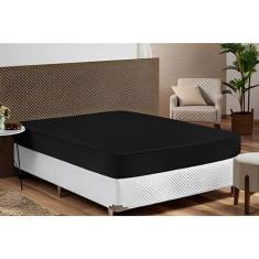 Imagem de Lençol Cama Casal Queen Avulso C/Elástico Premiun Liso - Grupo Oliveir