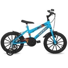 Imagem de Bicicleta Mormaii Aro 16 MTB Aço Carbono Top Lip Azul
