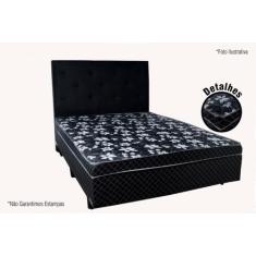 Imagem de Cama Box Viuva Conjugada Ortopédico solteirão 120x188x43 - rr colchoes