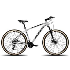 Imagem de Bicicleta Aro 29 KOG 21V Cambio Shimano Freio a Disco, Branco, Preto, 