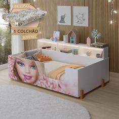 Imagem de Cama De Criança Doçura Boneca Princesa Juvenil Branca + Colchão