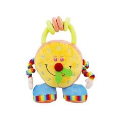 Imagem de Relógio Laranja 24cm - Pelúcia - Fofy Toys