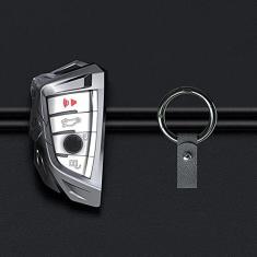 Imagem de TPHJRM Carcaça da chave do carro em liga de zinco, capa da chave, adequada para a mala da chave BMW F30 F10 F30 F20 X1 X3 X4 X5 x6 Série 2013 2014 2015