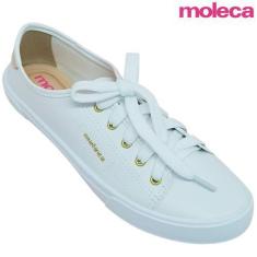Imagem de Tênis Feminino Moleca Metalizado Confortável Napa Sardenha