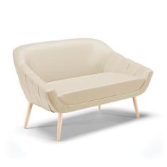 Imagem de Namoradeira 02 Lugares Giovana Corino Bege P s Palito Natural