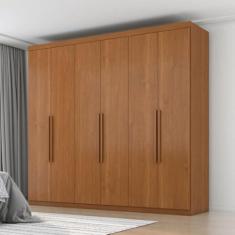 Imagem de Guarda-roupa Casal 6 Portas 4 Gavetas Evidence Plus Cinamomo