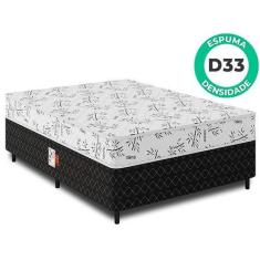 Imagem de Cama Box Casal Molas Ensacadas Espuma D33 Conjugada Ultra Confort 138X