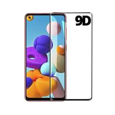 Imagem de Película Vidro 9d Curva Compatível Samsung Galaxy A21s Cobre Toda Tela