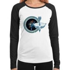 Imagem de Baby Look Raglan Signo Sagitário Astrologia Manga Longa - Foca Na Moda