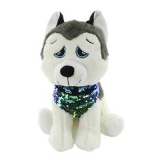 Imagem de Cachorrinho De Pelúcia C/ Lenço De Paetê Super Fofo - Bbr Toys