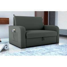 Imagem de Sofá Cama Daiane Masserati Cinza E401 - Matrix