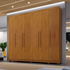 Imagem de Guarda-roupa Atlanta 6 Portas 6 Gavetas Cinamomo