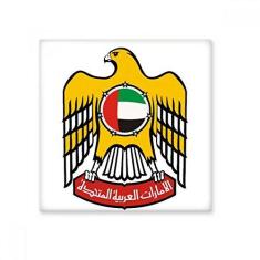 Imagem de Decalque brilhante de ejo de cerâmica com emblema nacional dos Emirados Árabes Unidos