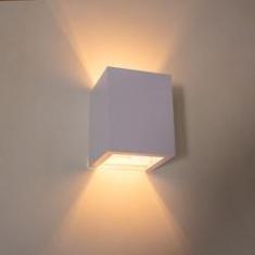 Imagem de 2x Arandela Efeito 2 Focos Branco Policarbonato + Led G9 5W 3000K St1386