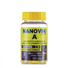 Imagem de Nanovin A Hair 60 Dias Vitamin Complex Suplemento Biotina X3