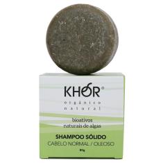 Imagem de Shampoo Sólido Cabelos Normais e Oleosos 80g Khor Khor Cosmetics 