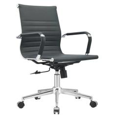 Imagem de Cadeira Esteirinha Presidente Girat ria Couro Ecol gico Espre