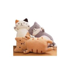 Imagem de Almofada de pelúcia para gatos branca 50x24x18 cm
