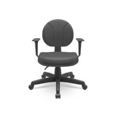 Imagem de Cadeira para Escritório Ergonômica Secretária Backsystem Operativa Plaxmetal Preto
