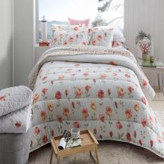 Imagem de Jogo de Cama Queen Duplo 250x240cm Marina 140 Fios Realce