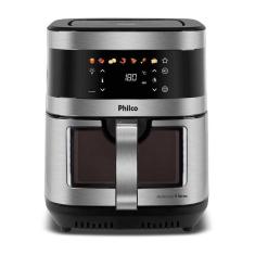 Imagem de Fritadeira Elétrica Sem óleo Air Fryer Philco PAF90C 9L Inox