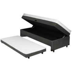 Imagem de Cama Box Solteiro Smp Conjugada Com Cama Auxiliar - Lightspuma Bibox B
