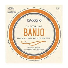 Imagem de ENCORDOAMENTO PARA BANJO 5 CORDAS D'ADDARIO EJ61 MEDIO
