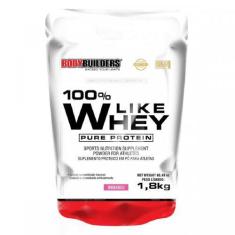 Imagem de 100% Like Whey Pure Protein Morango 1,8 Kg - Bodybuilders