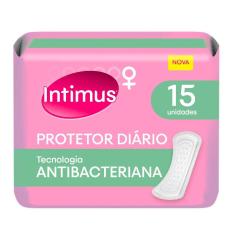 Imagem de Protetor Diário Intimus Tecnologia Antibacteriana com 15 Unidades 15 Unidades