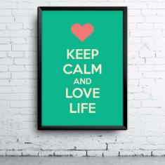 Imagem de Quadro Keep Calm 5 A4