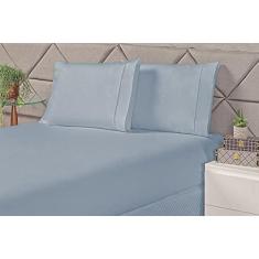 Imagem de Jogo de Cama Laura Solteiro Azul Bebê