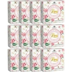 Imagem de 12UN Sabonete Vegetal Rosas 170G Davene