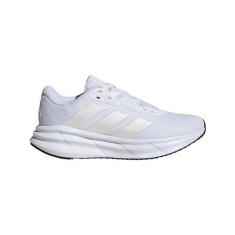 Imagem de adidas Tênis de corrida feminino Galaxy 7, Branco/Zero Metálico/Preto, 36