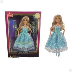 Imagem de Boneca Anlily Classic Style Vestido de Festa C/Acessórios CBS0234 - Castela