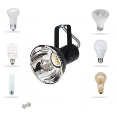 Imagem de Kit 6 Spot Trilho Perfilado Eletro Calha Par20 Bulbo Ol5