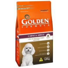 Imagem de Ração Golden Formula Cães Adultos Pequeno Porte Mini Bits Carne & Arroz 3kg