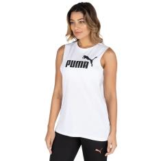 Imagem de Camiseta Regata Puma Essentials Cut Off Logo Tank - Feminina