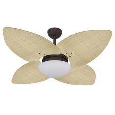 Imagem de Ventilador De Teto Vd42 Dunamis Marrom Rattan Natural 110V - Volare