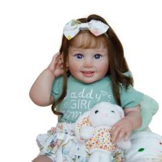 Imagem de Boneca Bebê Reborn Menina Sorridente