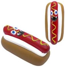 Imagem de Brinquedo para Pet Hot Dog Monstro de Borracha com Apito - Western Pet