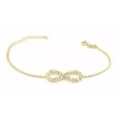 Imagem de Pulseira Feminina Infinito Eterno Folheado Ouro 18k