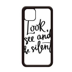 Imagem de Capa Look See and Be Silent para iPhone 11 Pro Max para Apple Mobile Case
