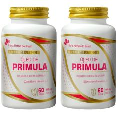 Imagem de KIT 2X ÓLEO DE PRíMULA 500MG 60 CáPSULAS - FLORA NATIVA 