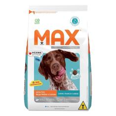 Imagem de Ração Seca Max Carne, Frango e Arroz para Cães de Porte Médio e Grande - 15 Kg