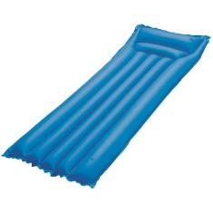 Imagem de Colchão Inflável Bestway Bronzeador Liso Azul Com Kit Reparo