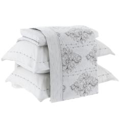 Imagem de Jogo de Cama Casal Kacyumara Satinee Santore 4Pçs 300 Fios